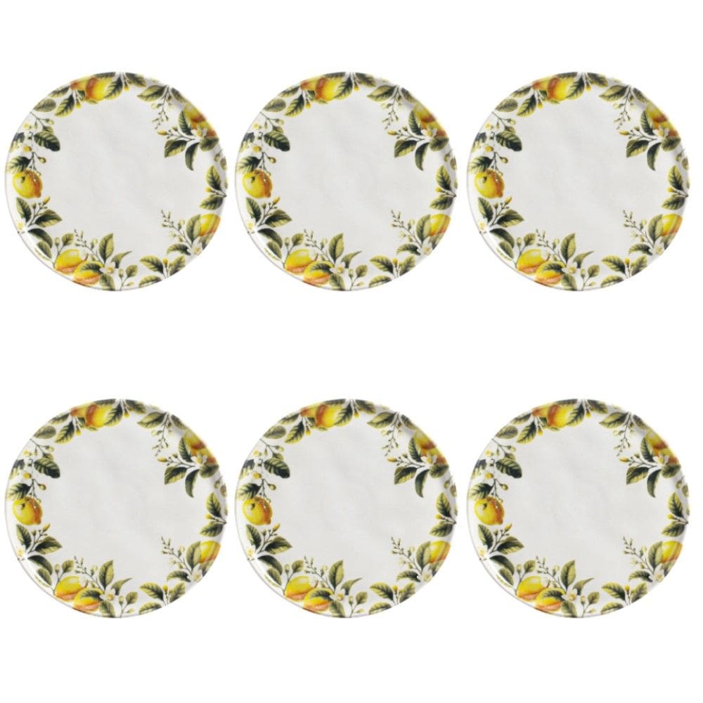 Conjunto de Pratos Rasos 06 Peças Bio Limonata Porto Brasil