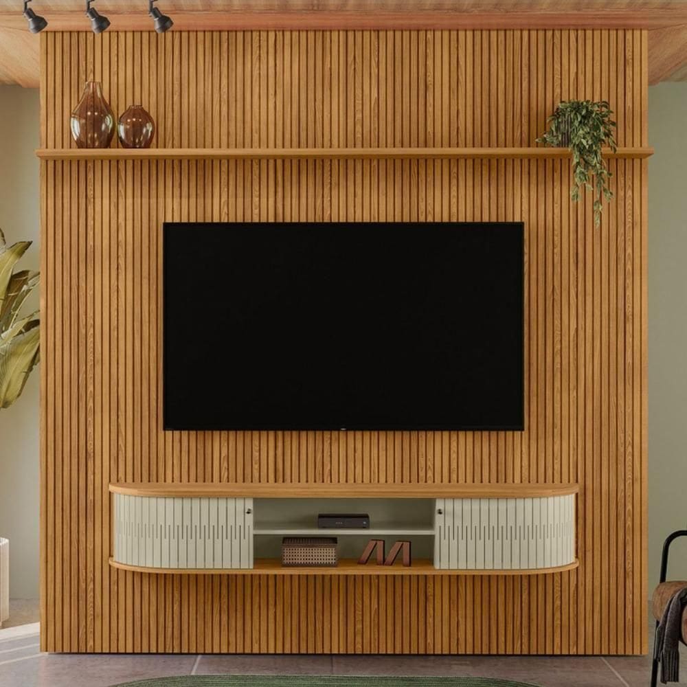 Estante Painel Para Emberfall Cumaru Opala