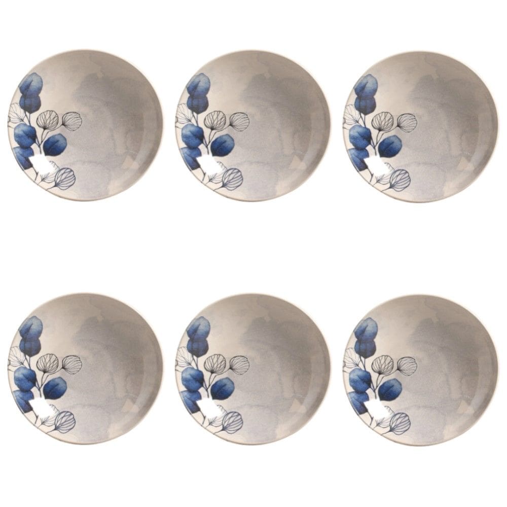 Conjunto de Pratos Fundos 06 Peças Coup New Blue Porto Brasil