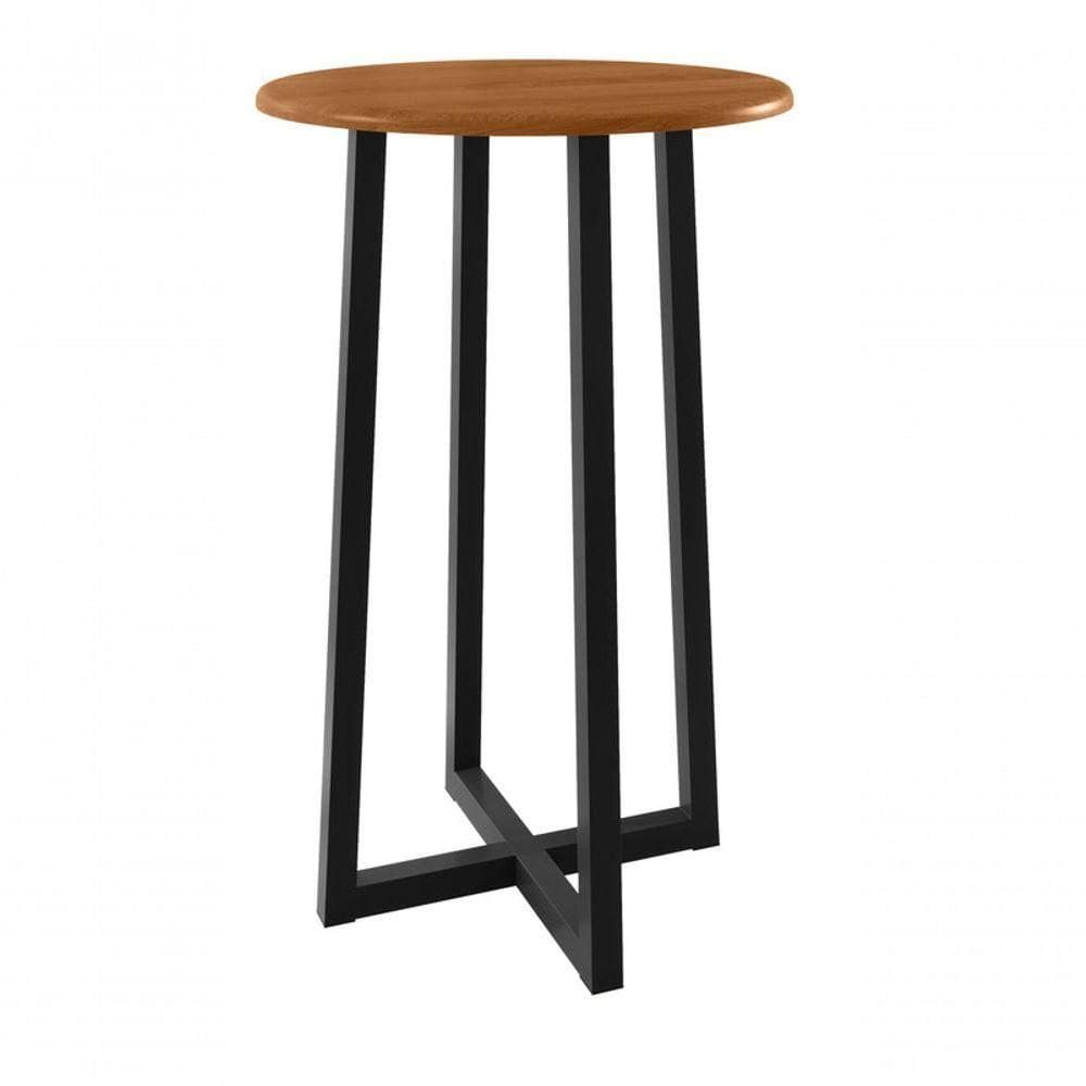 Mesa Bistrô Para área Gourmet Madeira Maciça 0,70m - Coliseu - Paonanda Decor