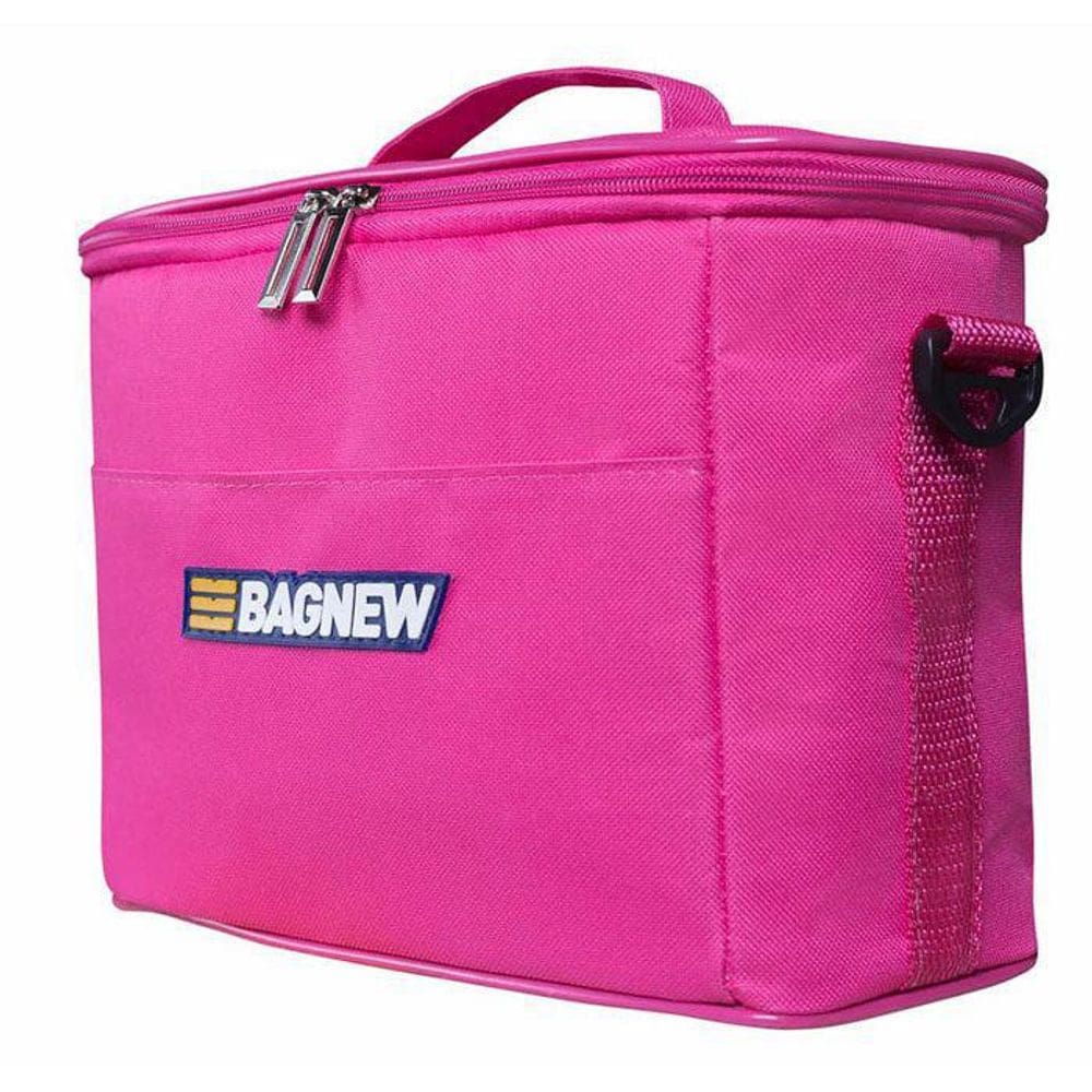 Bolsa Térmica 4 Potes - Economic Grande - Cor: Rosa