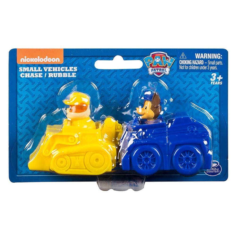 Patrulha Canina - Miniveículos Pack Com 2 Veículos - Rubble E Chase
