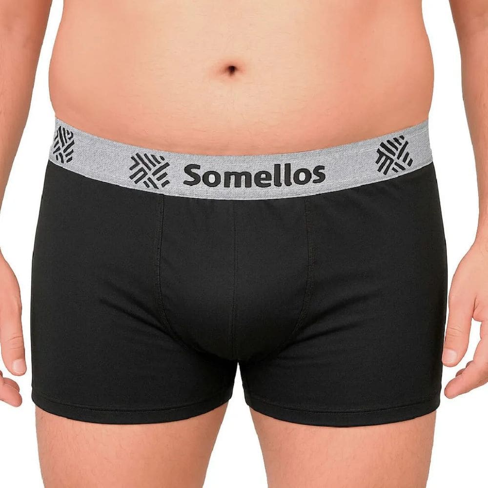 Cueca Boxer Somellos PLUS SIZE Masculina Microfibra Premium