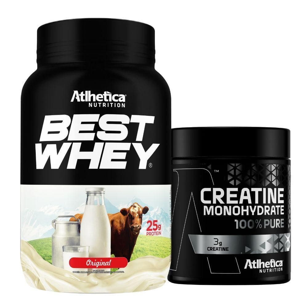 Best Whey Isolado Hidro 900G Creatina - Atlhetica