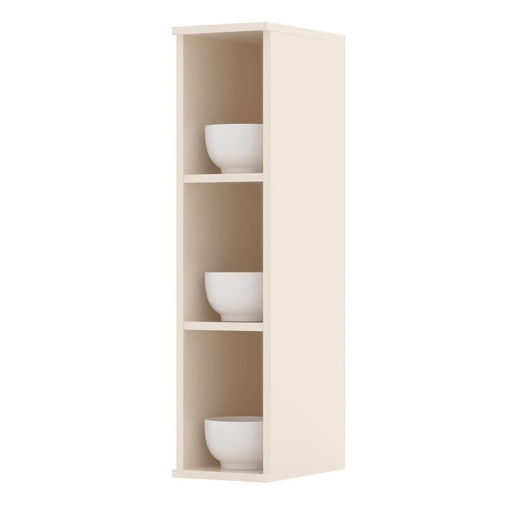 Armário Aéreo Nicho 20cm Connect Off White - Móveis Henn Off White