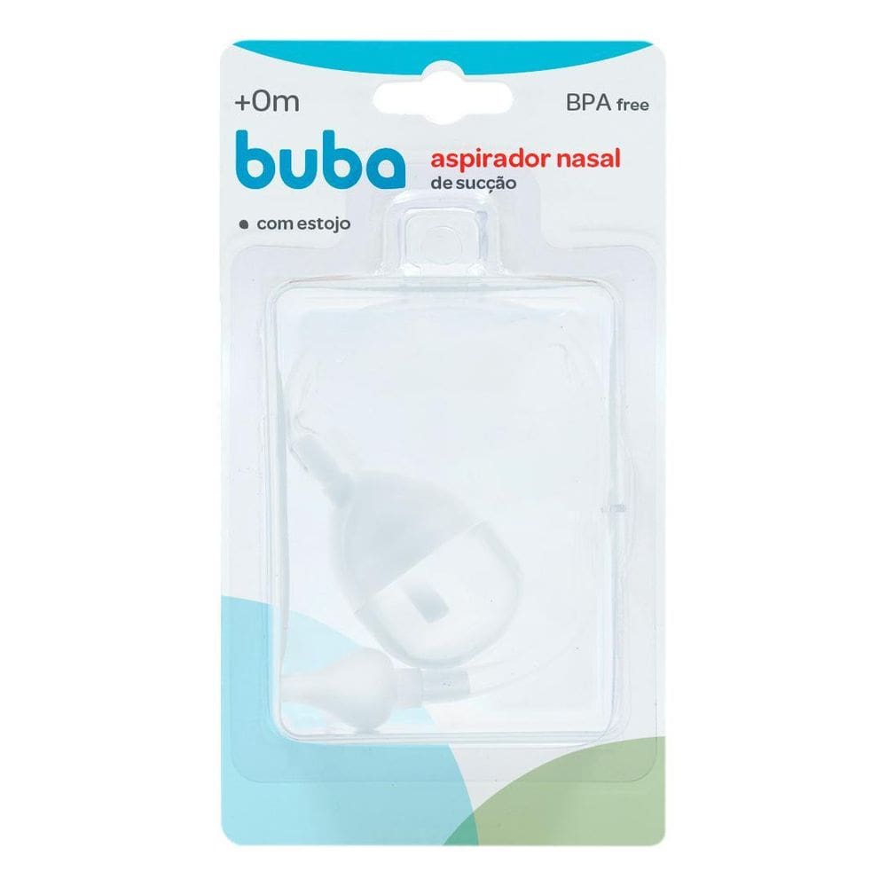 Aspirador Nasal Bebê Catarro Nariz Sucção Buba Com Estojo