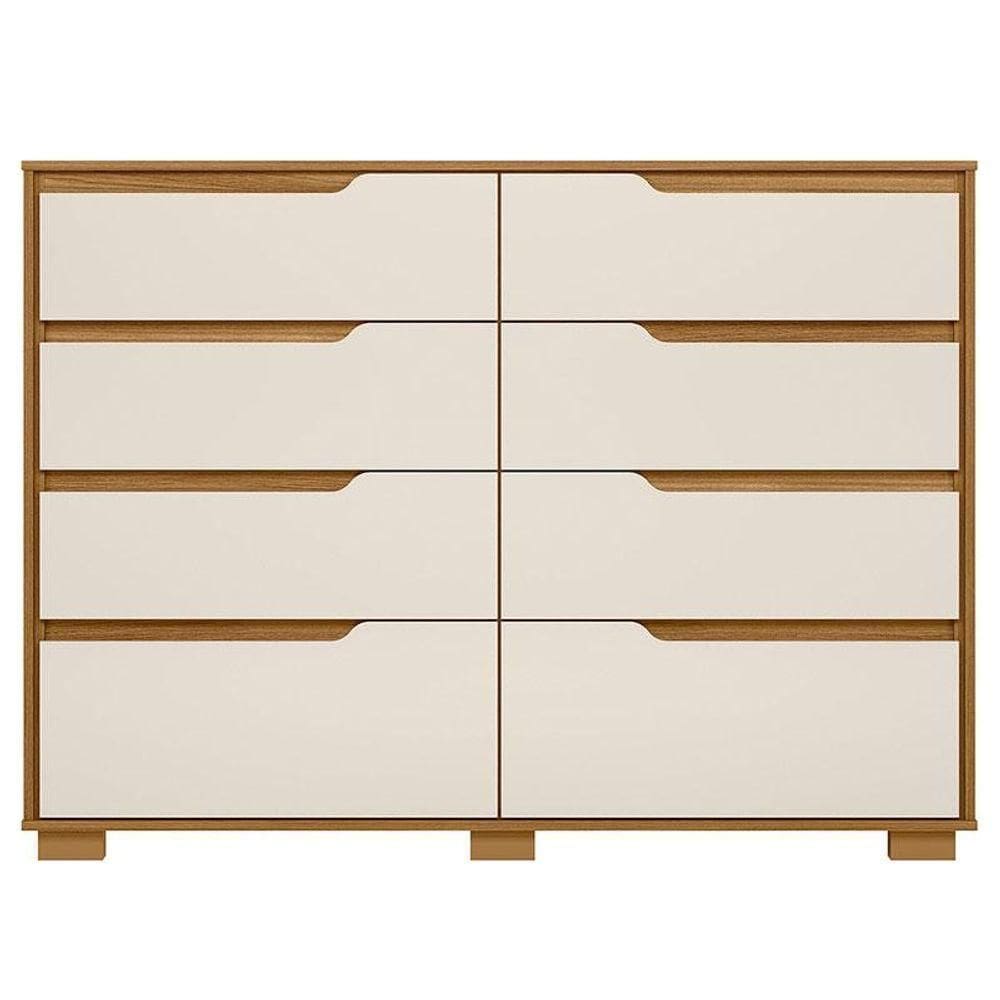 Cômoda Gaveteiro Georgia Freijó Off White - Moval