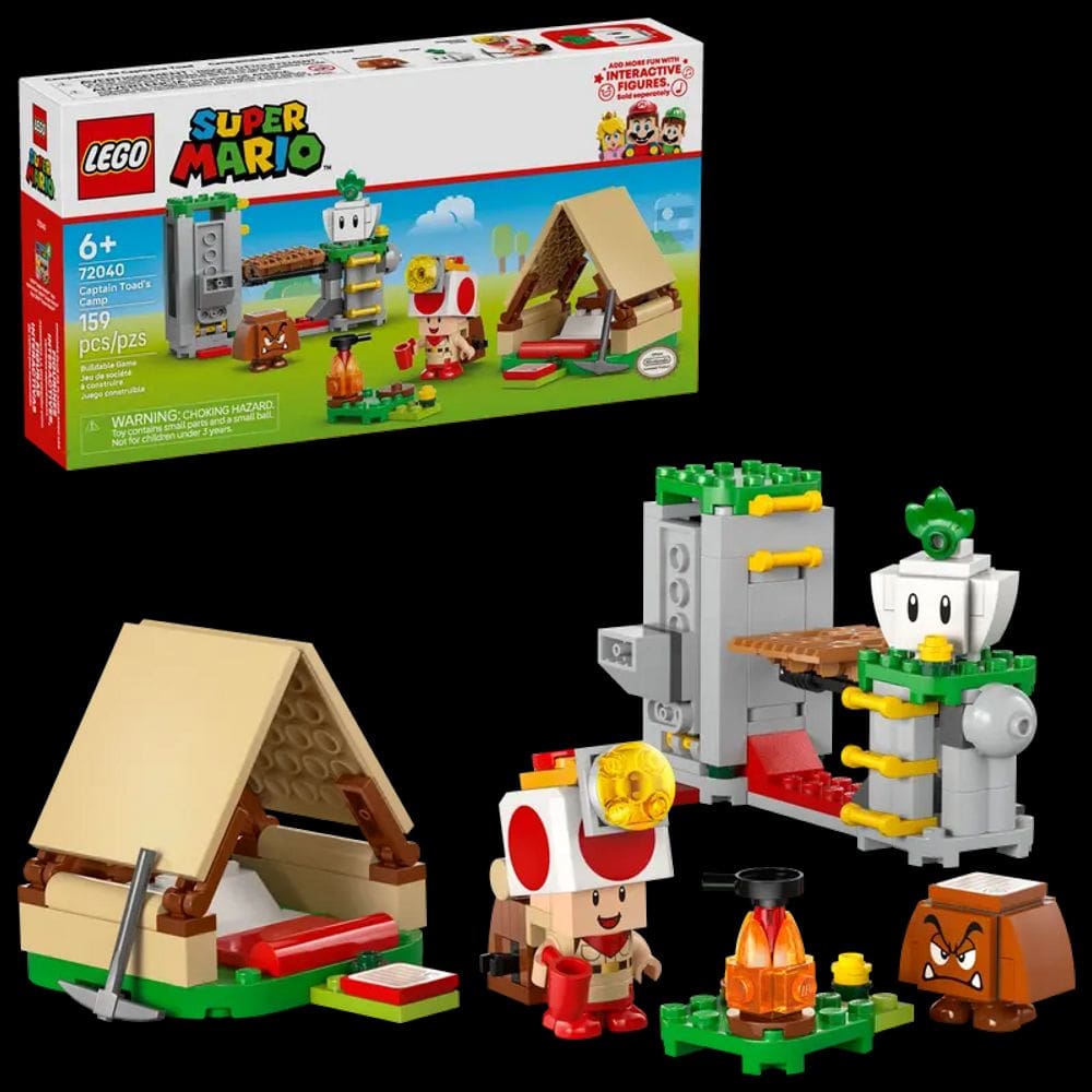 Blocos De Montar -  Acampamento do Capitao Toad LEGO DO BRASIL