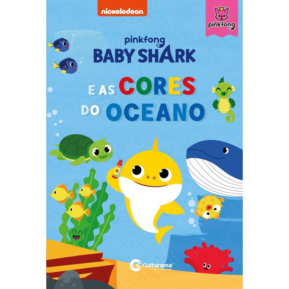 Pop Capa Dura - Baby Shark E As Cores Do Oceano