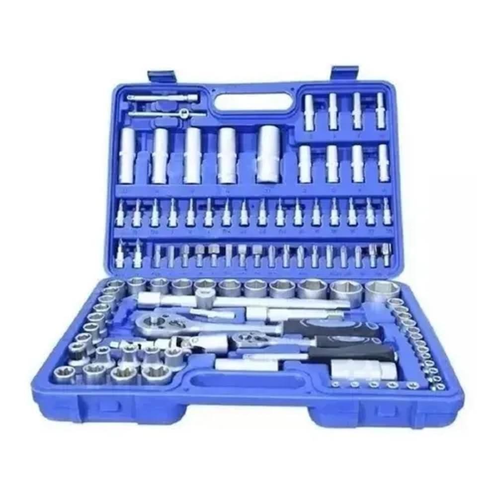 Kit Ferramentas Chave Soquetes Sextavados 108 Peças