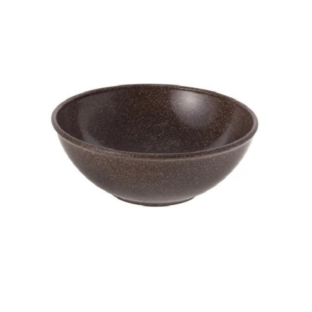 Jogo De 6 Tigelas Cumbuca Média Marrom 700Ml