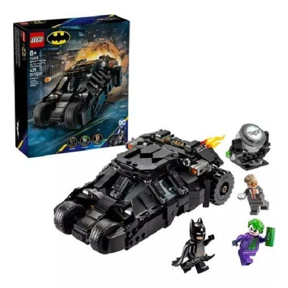 Blocos De Montar - Tumbler do Batman vs Duas Caras e o Coringa LEGO DO BRASIL