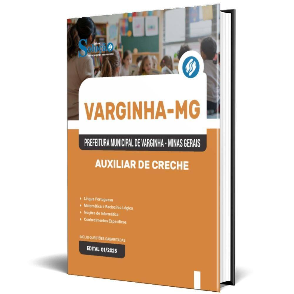 Apostila Prefeitura De Varginha Mg 2025 Auxiliar De Creche