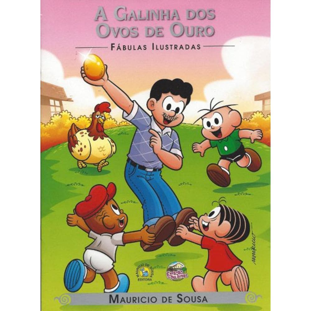 Livro Turma Da Mônica-A Galinha Dos Ovos De Ouro