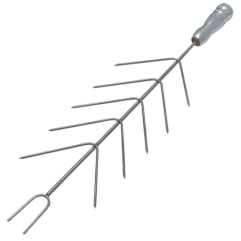 Espeto Para Coraçãozinho Miúdos Aperitivos Aço Inox 304