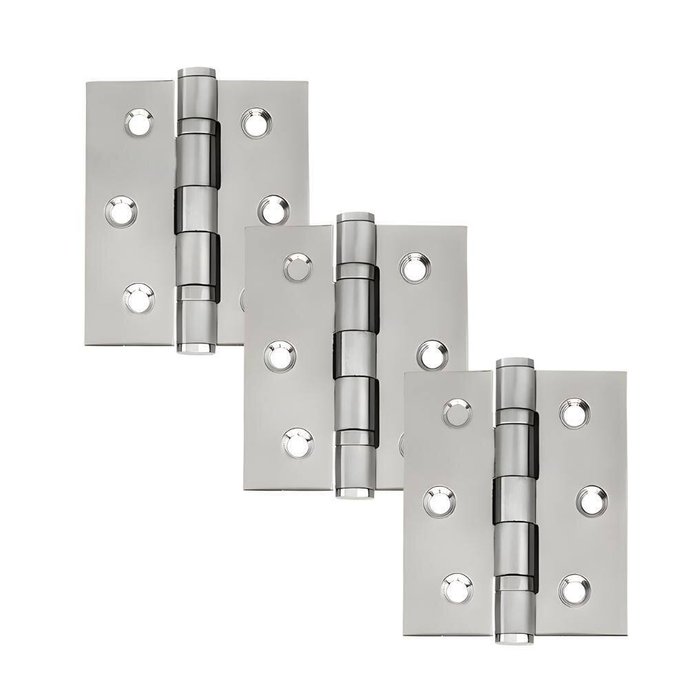 Dobradiça Para Porta Haga 3.1/2 Com Rolamento Embutir 60Kg