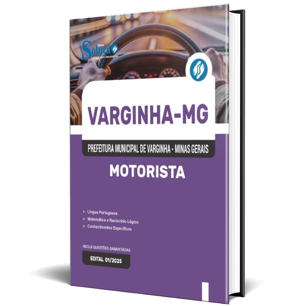 Apostila Prefeitura De Varginha Mg 2025 Motorista