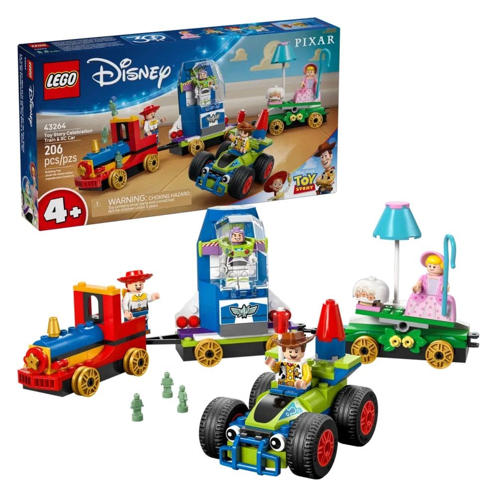 Blocos De Montar - Disney Trem De Celebracao e Carro Toy Story LEGO DO BRASIL