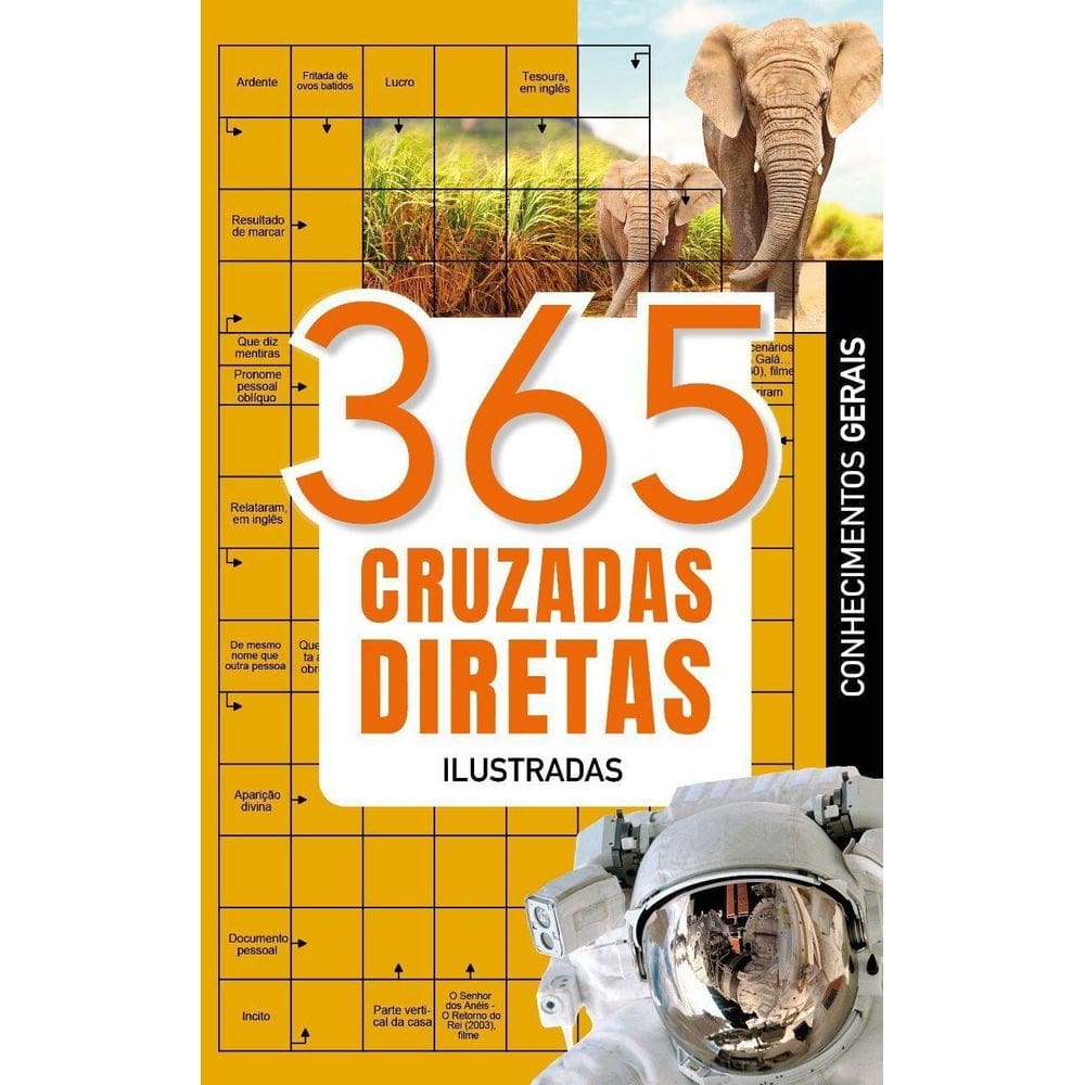 Livro: 365 Cruzadas Diretas Ilustr. - Conhecimentos Gerais