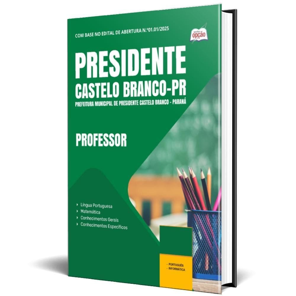 Apostila Presidente Castelo Branco Pr 2025 Professor