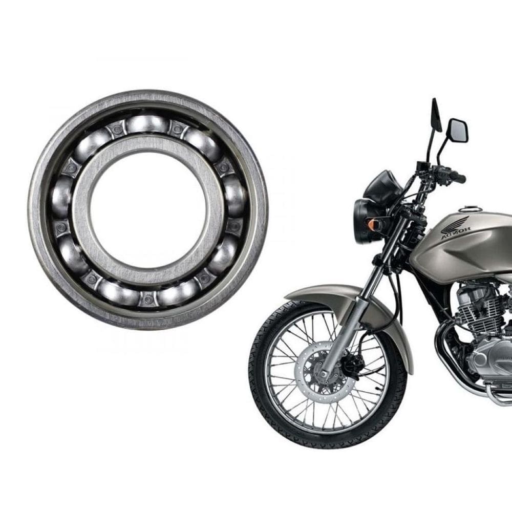 Rolamento 6004 Coroa Ybr Factor 125 Cg Titan Fan 150 160