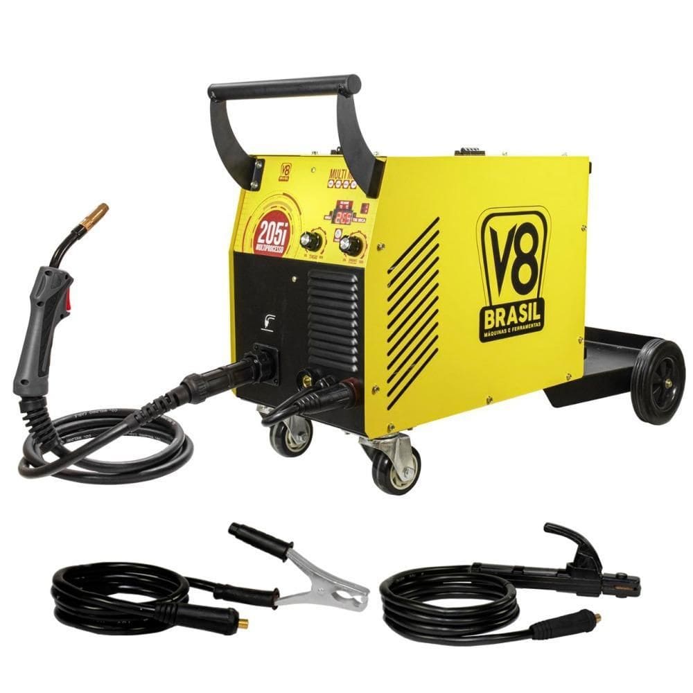 Inversora De Solda Multiprocesso 205A - V8 Brasil 220V