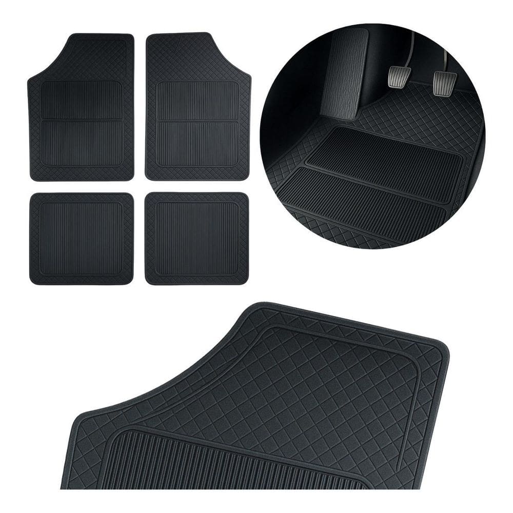 Tapete Emborrachado Chevrolet Gm Durável Macio Lavável