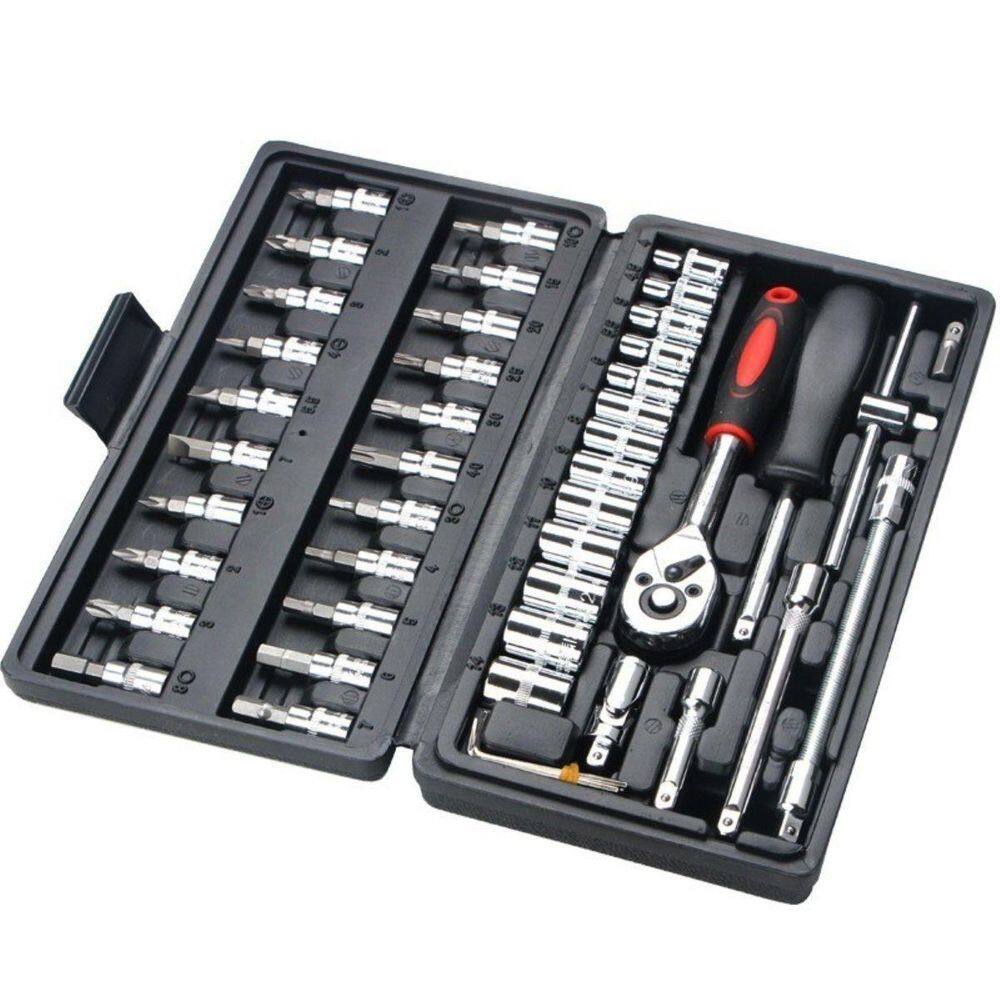 Kit Ferramentas Completa 46 Peças Maleta