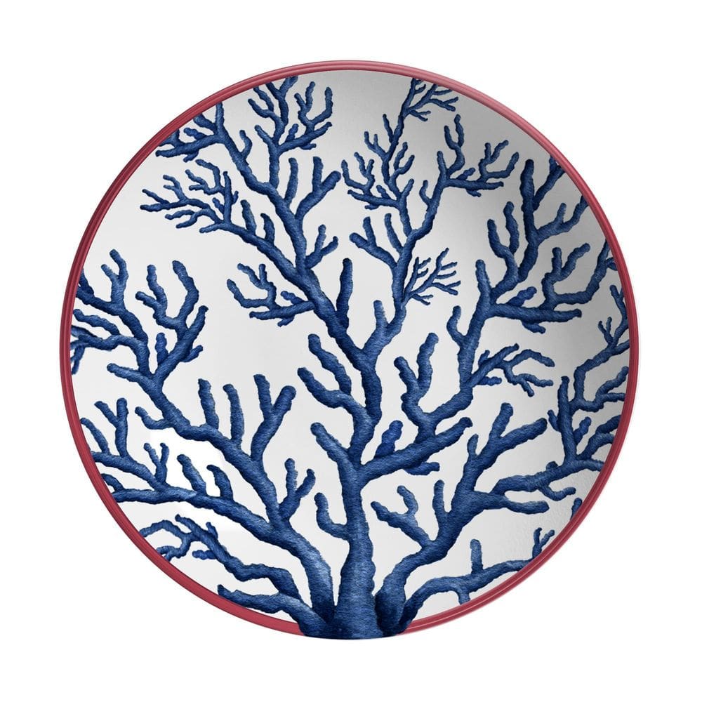 Conjunto Com 6 Pratos Fundo Coral Gables 25Cm