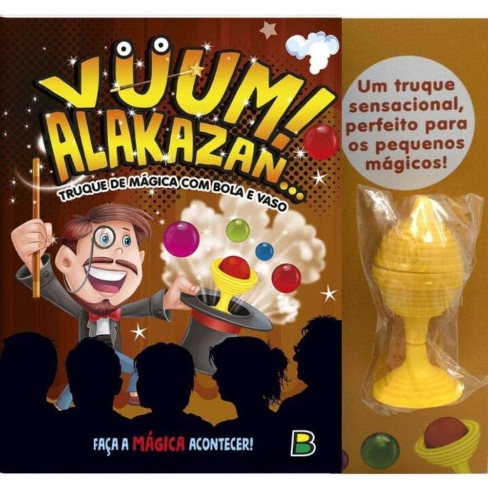 Vuum! Alakazan...truque De Mágica Com Bola e Vaso