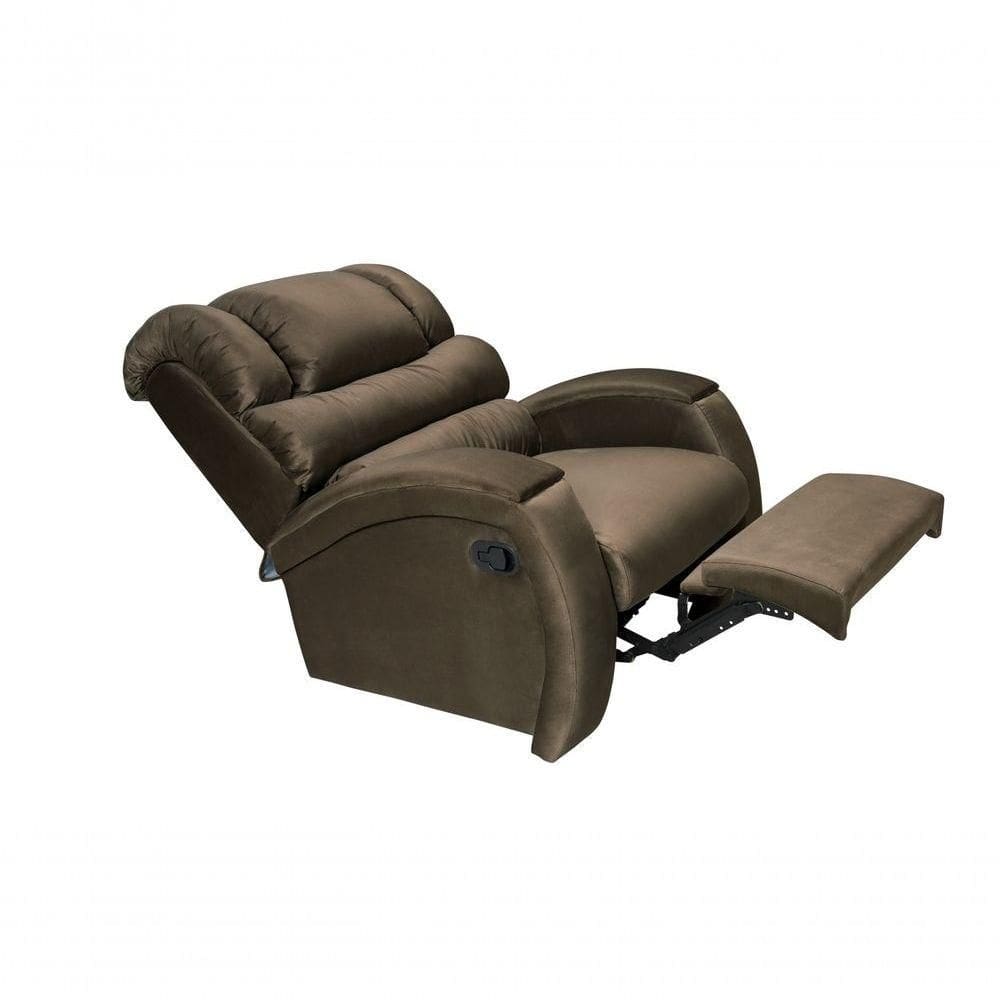 Poltrona Reclinável Imperial Zero Wall marrom 379