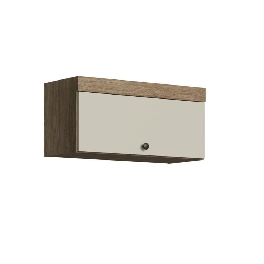 Armário Aéreo De Cozinha 1Pts 0,80M Decibal Wood|Cristalo