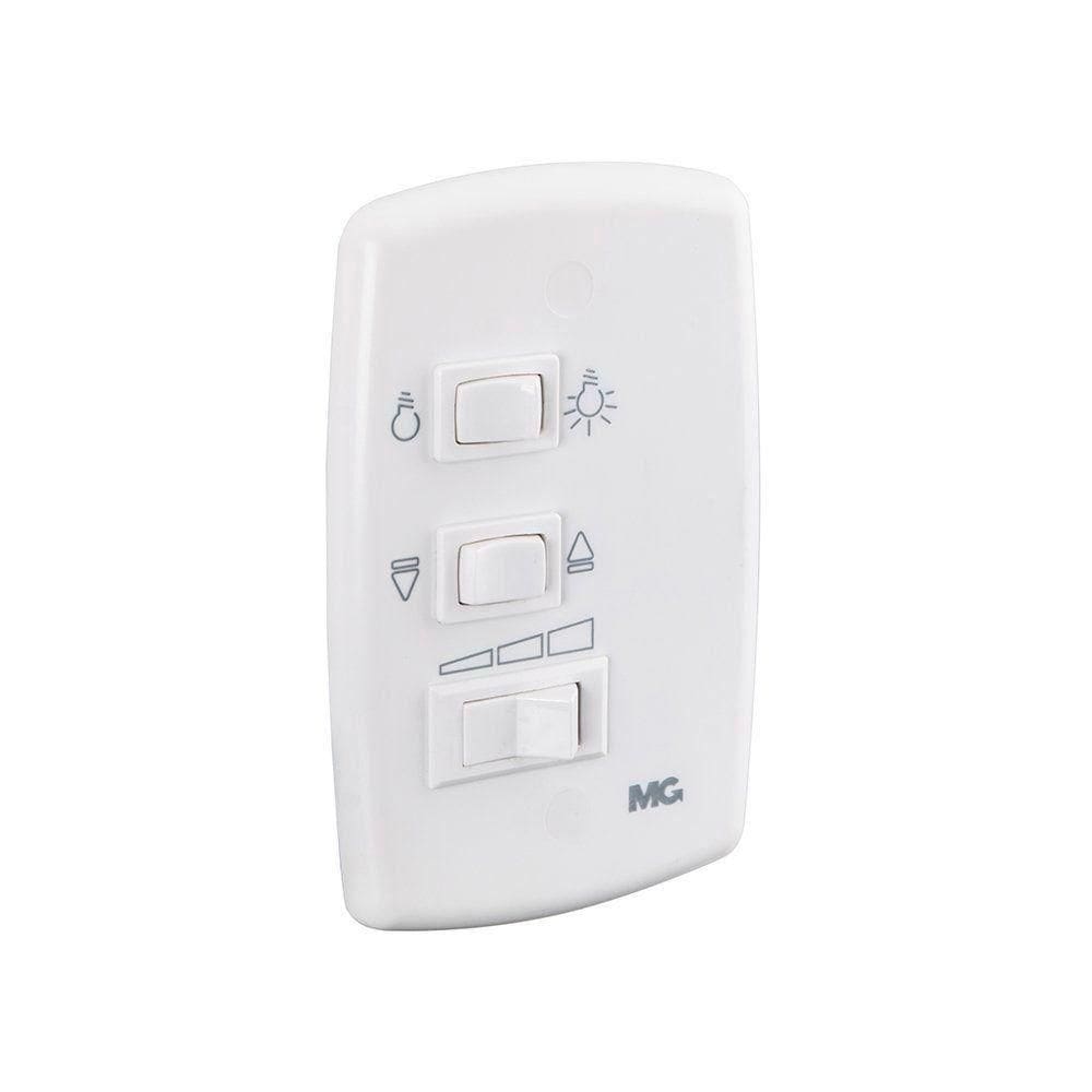 Controle Para Ventilador De Teto Margirius Control Com Capacitor 200W Branco 110V