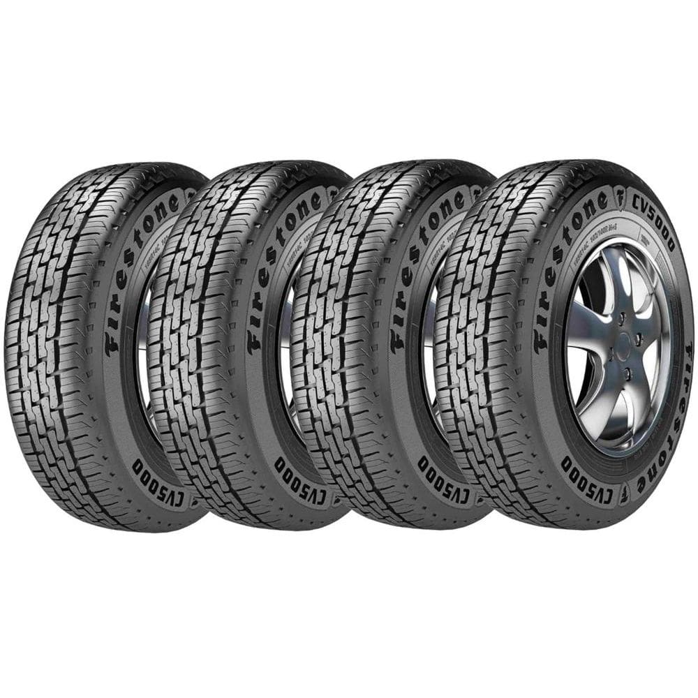 Combo 4 Pneus 205/70r15c 106/104r Tubeless Radial Cv5000 Firestone