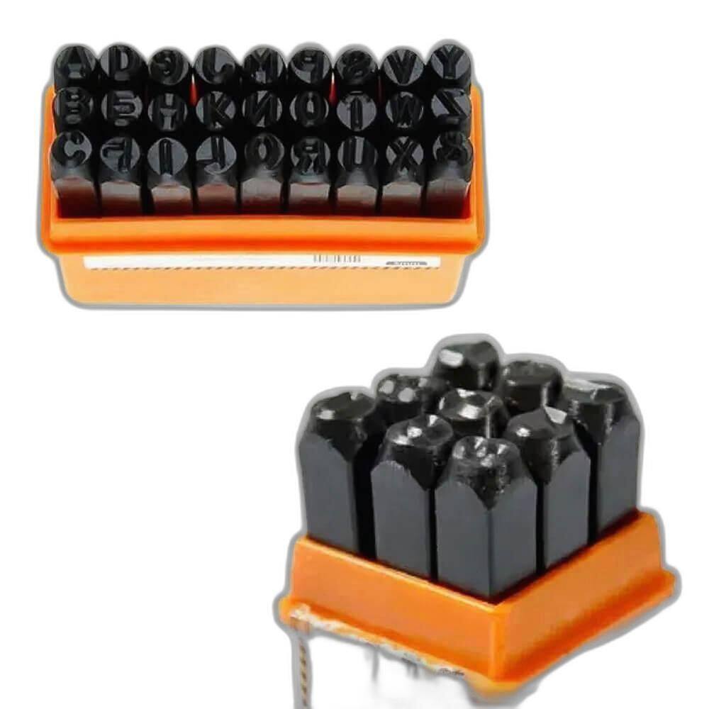 Kit Marcador Punção Alfabeto 5Mm E Algarismo 3Mm - Starfer