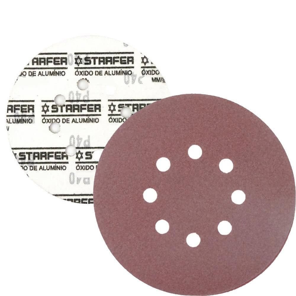 Kit 100 Disco De Lixa Ferro 115Mm Grão 120 - Starfer