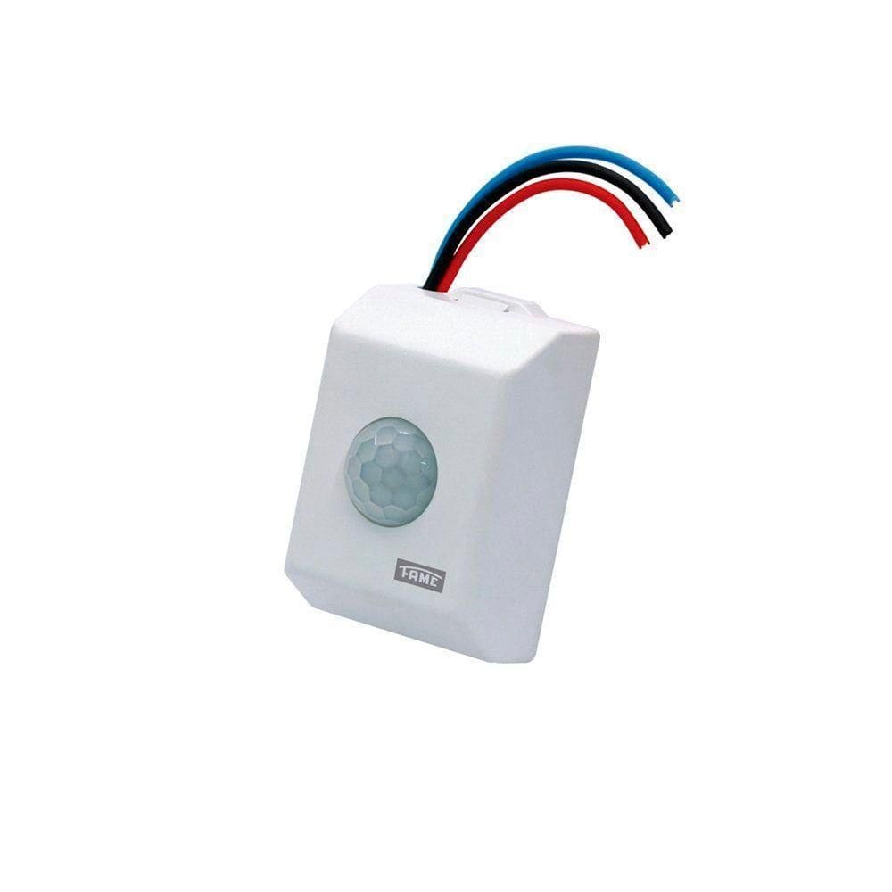 Sensor De Presença Fame De Sobrepor Teto Bivolt Branco