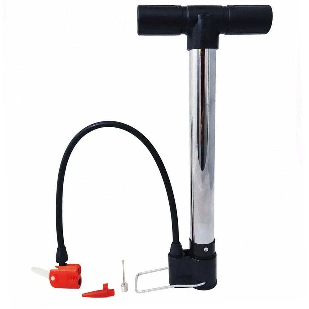 Bomba De Ar Enche Bola E Pneus De Bicicleta Modelo Tipo T