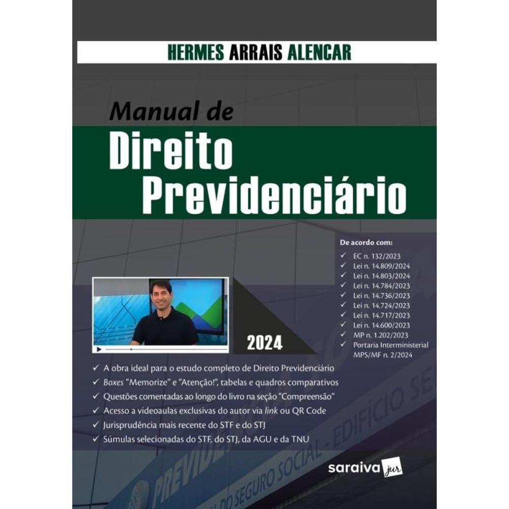 Manual De Direito Previdenciário - 1ª Edição 2024