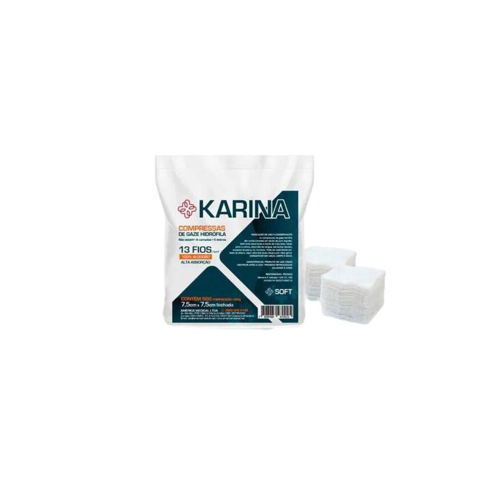 Compressa Gaze 7,5 X 7,5 C/500 09F Karina - American Medical