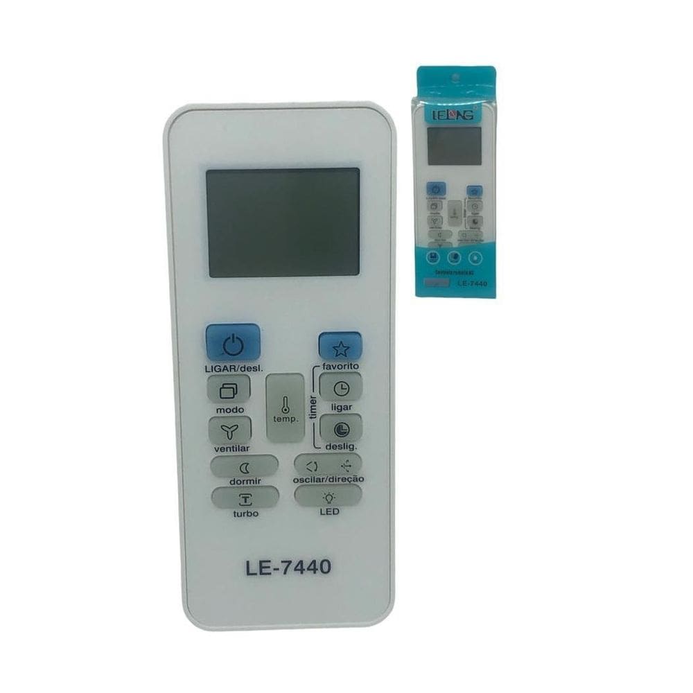 5 Controle Remoto Ar Condicionado Split Carrier Le-7440