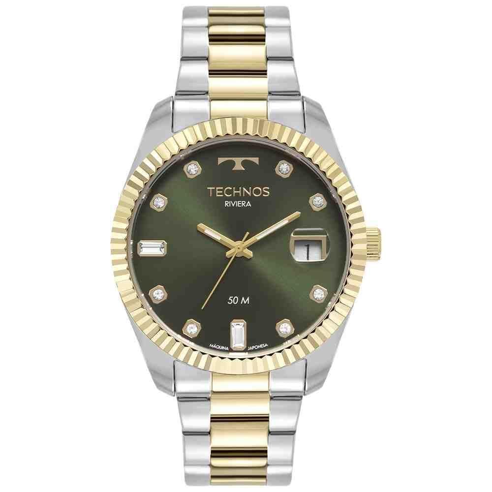 Relógio Bicolor Masculino Technos Riviera Bicolor 2415Dv/1V