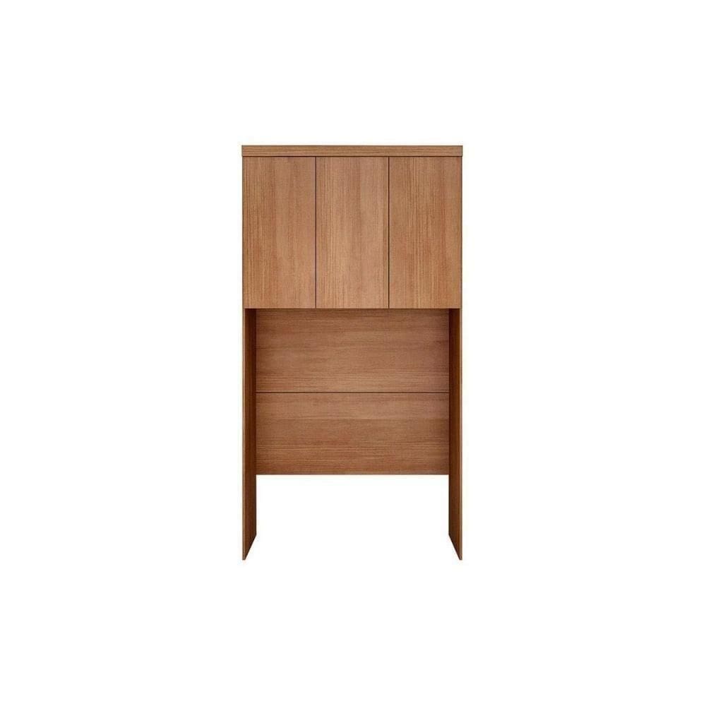 Modulado De Quarto Armário Ponte Aéreo Solteiro Rizon-linea C- 3 Portas Cumaru - Horizonte