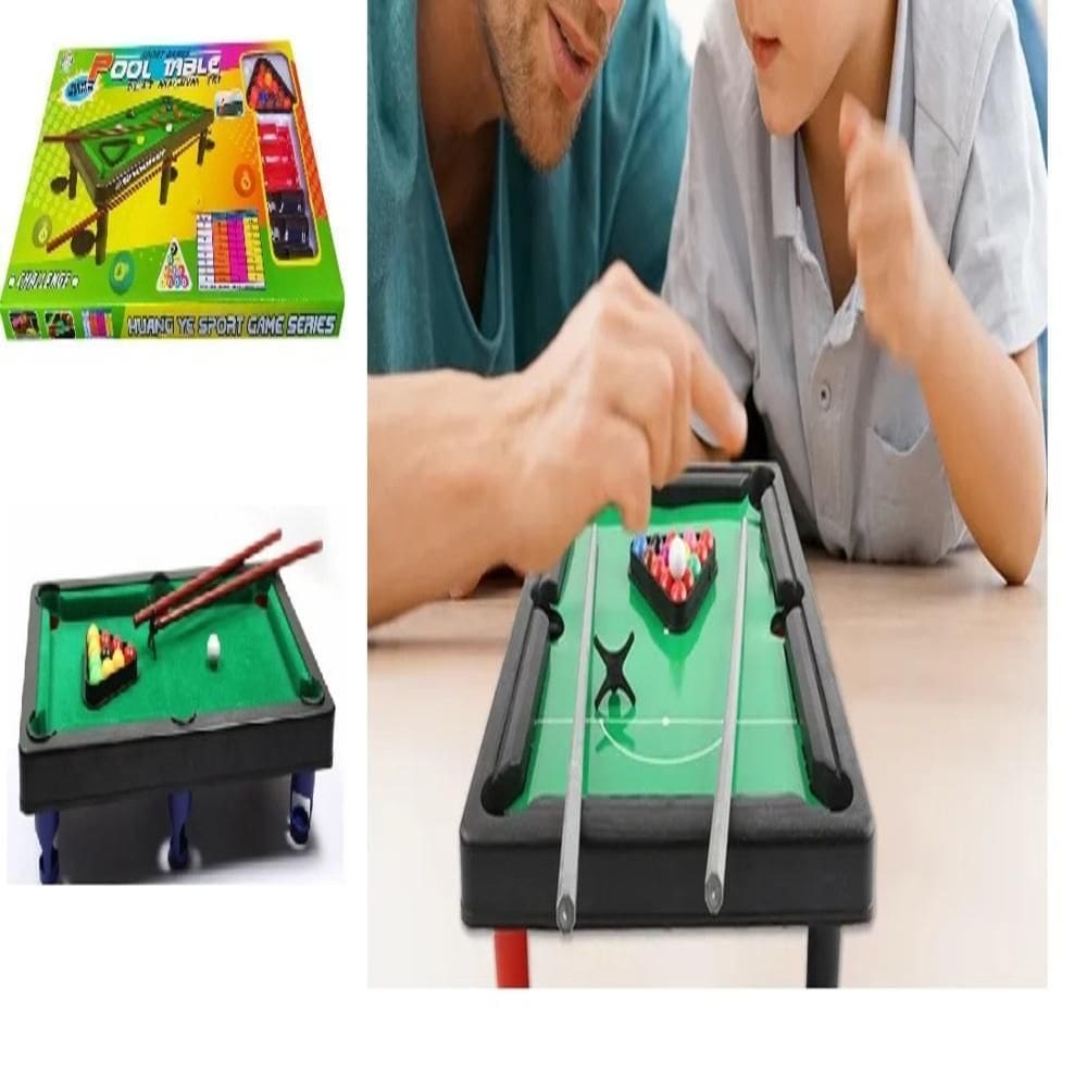 Mesa De Sinuca Bilhar Infantil Snooker Desmontável Com Pés