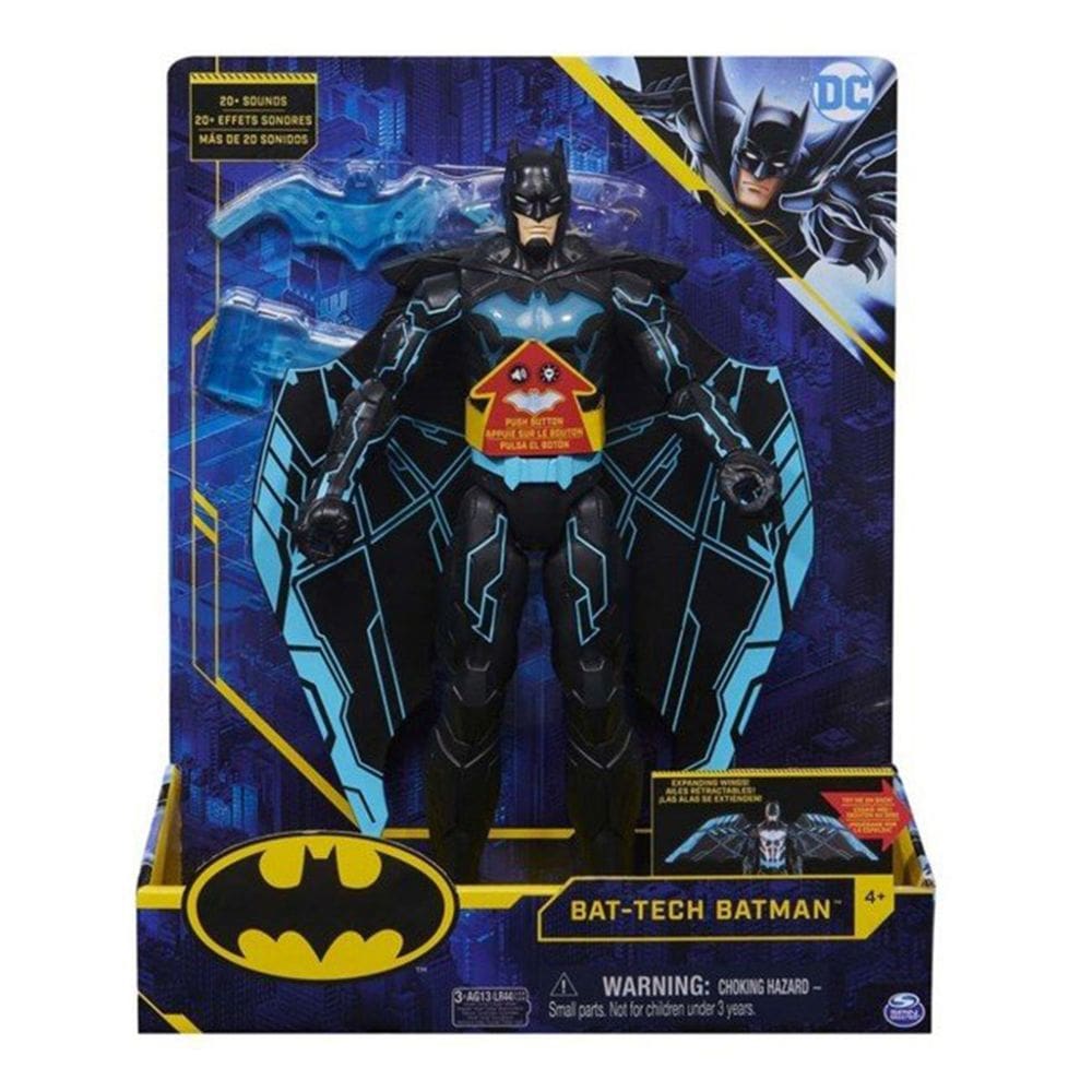 Dc Comics, Boneco Do Batman Bat-Tech Luxo 30Cm - Sunny