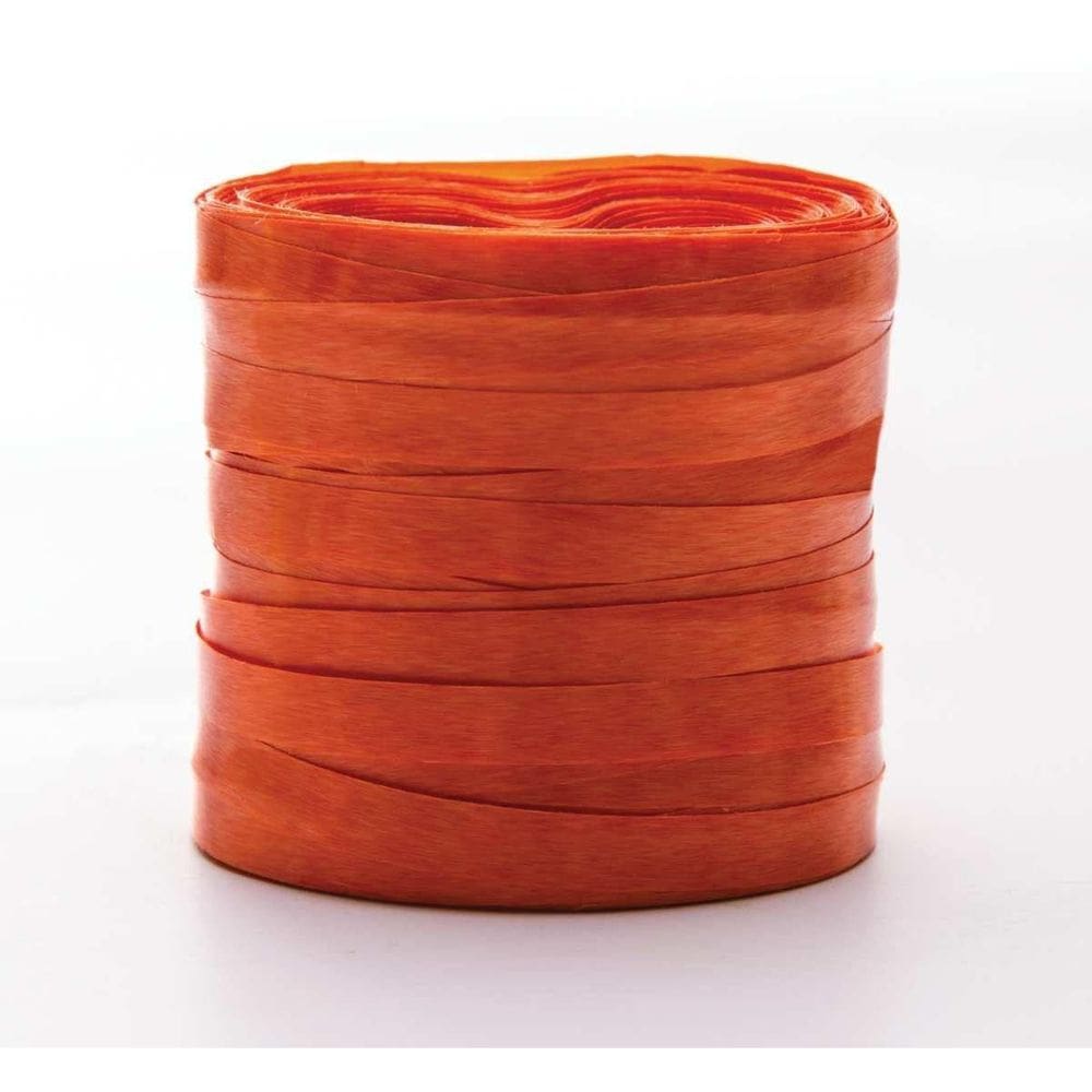 Fitilho Plástico 5Mmx50M Laranja Emfesta Pacote Com 10 Rolos