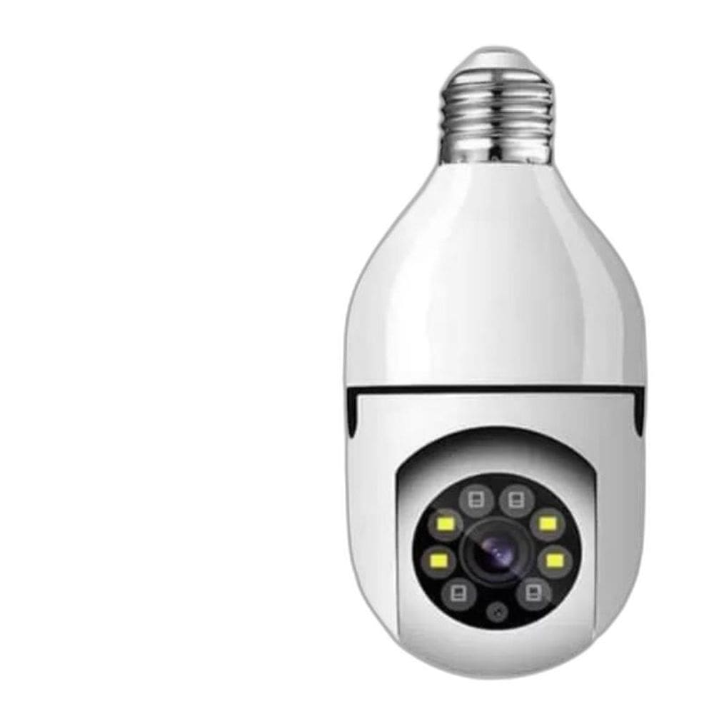Smart Data Câmera Ip Lâmpada Câmera 1080P Hd Panorâmica Sem