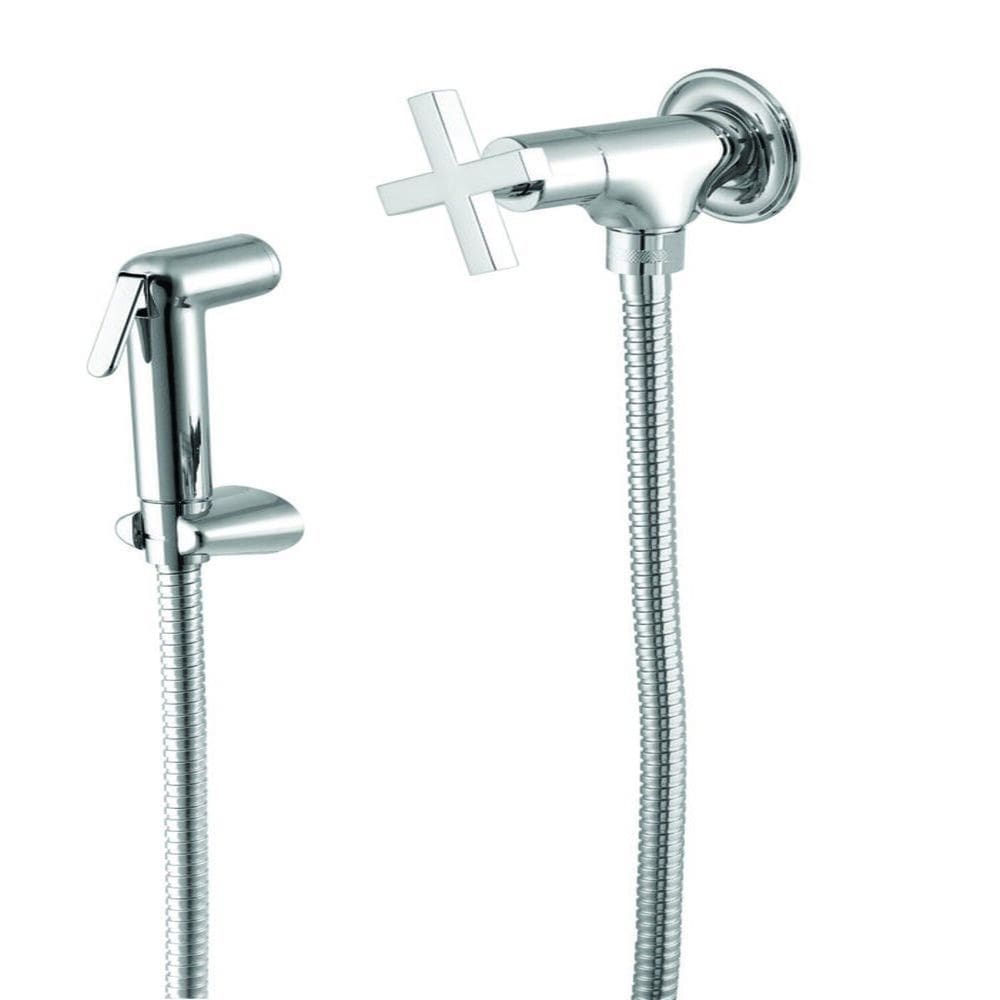 Ducha Higiênica com Registro 1850 1/4 de Volta Ômega Cromado