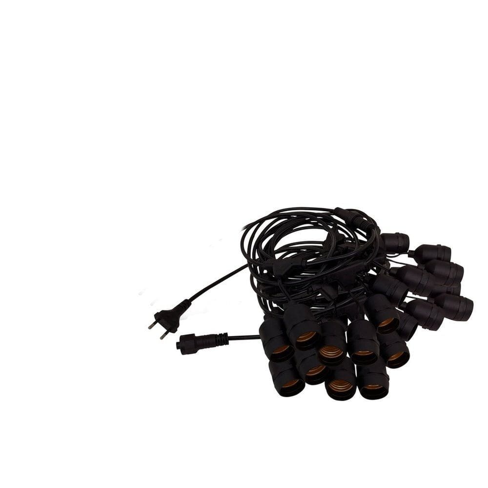 Varal de Luzes 2000cm Bocal E-27 Bivolt sem Lâmpadas Foxlux