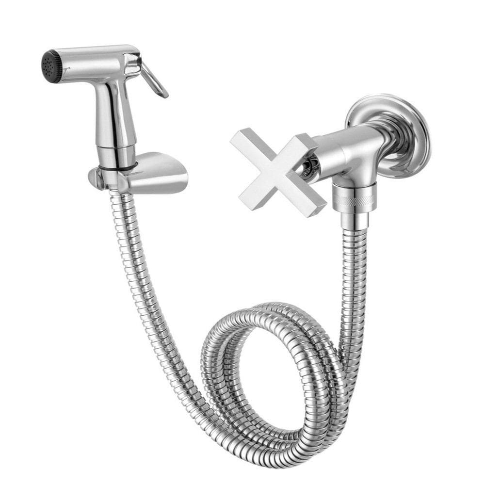 Ducha Higiênica com Registro 1851 1/4 de Volta Ômega Cromado